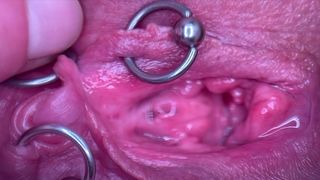 EXTREME CLOSE UP PEE AND MY PIERCED PUSSY AND CLIT COMPILATION 4 VIDEOS