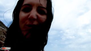 Ass Fucking Vladana A Skinny French Brunette At The Beach