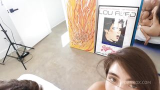 FIT GUY FUCKS TWO BIG BOOBS SEXY BRUNETTES SOPHIA LEONE AND TRU KAIT