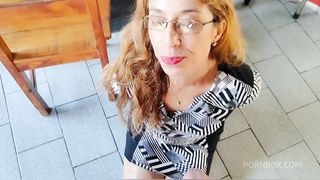 SECRETARY USED AS AN URINAL AND CUM DUMP