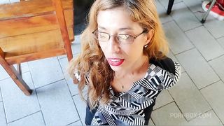 SECRETARY USED AS AN URINAL AND CUM DUMP