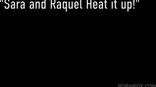 CHUBBY CHICK MISS RAQUEL AND BUSTY MILF SARA JAY STUFF THAT MUFF!