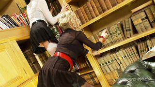 FISHNETTED WITH BIG BOOBS IN FFM HARDCORE