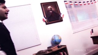 TIGHT PUSSY STICKS TO HIS THICK COCK AS HE FUCKS HER