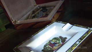 BRUNETTE AND BLONDE GETS THEIR BIG MATURE TITS LICKED AND HER PUSSY FUCKED