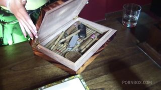 BRUNETTE AND BLONDE GETS THEIR BIG MATURE TITS LICKED AND HER PUSSY FUCKED