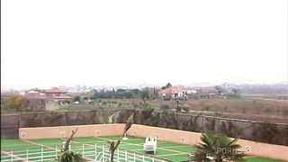 ROOM SERVICE THE WAITER FUCKS TWO HORNY HOSTS