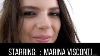 FIRSTANALQUEST - THICK WHITE ASS ON BUSTY ANAL BABE IN LEATHER PANTS