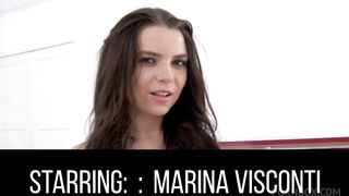 FIRSTANALQUEST - THICK WHITE ASS ON BUSTY ANAL BABE IN LEATHER PANTS