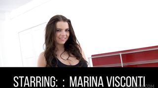 FIRSTANALQUEST - THICK WHITE ASS ON BUSTY ANAL BABE IN LEATHER PANTS