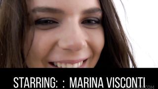 FIRSTANALQUEST - THICK WHITE ASS ON BUSTY ANAL BABE IN LEATHER PANTS