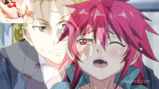 WORKING MOUTH TAKES TWO COCKS [UNCENSORED EXCLUSIVE HENTAI WITH ENGLISH SUBTITLES]