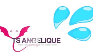 TS ANGELIQUE MONROE - I SHOW YOU MY STOCKINGS AND CUM