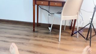 I GOT HOME TIRED FROM WORK AND THE NAUGHTY LITTLE SLUT HELPED ME RELAX! HE LEFT MY DICK REALLY DROOLING AND THEN ASKED ME TO FUCK MY PUSSY HARD!