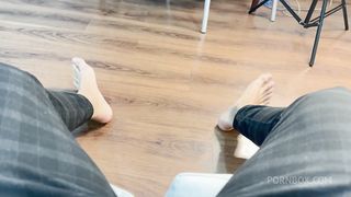 I GOT HOME TIRED FROM WORK AND THE NAUGHTY LITTLE SLUT HELPED ME RELAX! HE LEFT MY DICK REALLY DROOLING AND THEN ASKED ME TO FUCK MY PUSSY HARD!