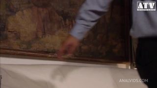 CATY CAMBELL A SLUT WITH GOLDEN HAIR GETS ALL HER HOLES FILLED AND HER ASS GAPED