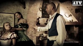 LILY LOVE AND REGINA MOON ARE ITALIAN SLUTS WITH BIG BOOBS GETTING THEIR FIRST ANAL AND TAKING IT IN THEIR MOUTH