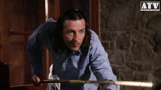 SLUT SARAH TWAIN WITH HUGE BREASTS AND BRUNETTE HAIR GETS BOTH HOLES FILLED BY MONSTER COCK AND FUCKED IN THE ASS