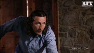 SLUT SARAH TWAIN WITH HUGE BREASTS AND BRUNETTE HAIR GETS BOTH HOLES FILLED BY MONSTER COCK AND FUCKED IN THE ASS