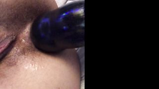 FUCKING HER ASS WITH INFLATABLE ANAL PLUG