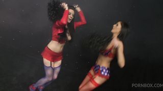 HORNY LADIES WITH BIG BOOBS SUCK AND FUCK