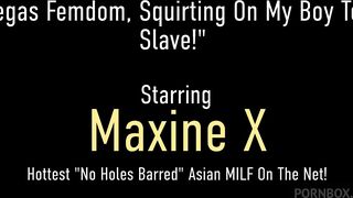 MAXINE X DOMINATES & CUMS ON TOMMY UTAH AFTER FEMDOM SESSION!