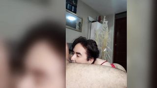 DOS POLVOS UNO MAMANDOLE LOS PIES OTRO CON MI GRAN CULO LE SAQUE 3 VECES LA LECHE