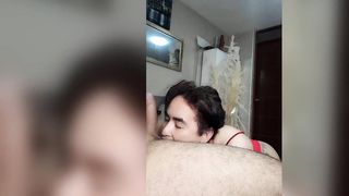 DOS POLVOS UNO MAMANDOLE LOS PIES OTRO CON MI GRAN CULO LE SAQUE 3 VECES LA LECHE