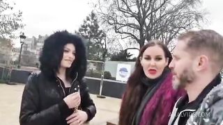 Jada Sparks and Paul Stalker sharing the cute French starlette Clara Mia - Hot Lesbian action, Anal, Rimjob, Kinky, Spanking