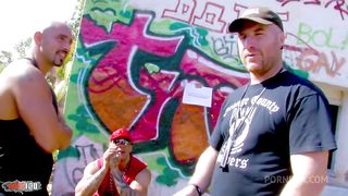 Hairy pussy and double anal penetration for French beauty with big tits Nathalie Vanadis