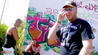 Hairy pussy and double anal penetration for French beauty with big tits Nathalie Vanadis