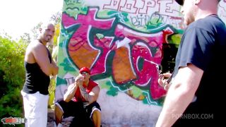 Hairy pussy and double anal penetration for French beauty with big tits Nathalie Vanadis