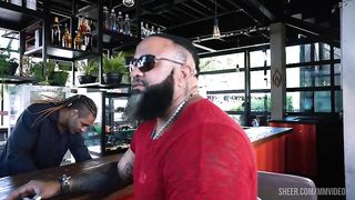 FItness Model gets fucked in the ass by monster cock while cuckold watches