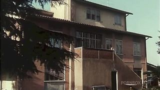 SHE LICKS HER BIG TITS AND HER HAIRY PUSSY