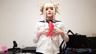 HUNGRY HIMIKO TOGA FROM THE LEAGUE OF VILLAINS LOVES TO GET FUCKED AND CUM ALL OVER HER PRETTY FACE