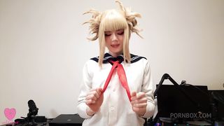 HUNGRY HIMIKO TOGA FROM THE LEAGUE OF VILLAINS LOVES TO GET FUCKED AND CUM ALL OVER HER PRETTY FACE
