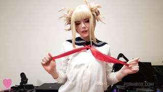 HUNGRY HIMIKO TOGA FROM THE LEAGUE OF VILLAINS LOVES TO GET FUCKED AND CUM ALL OVER HER PRETTY FACE