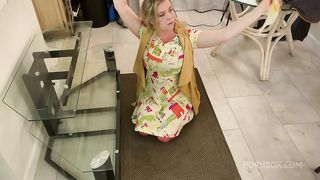 Stepmom gets stuck and fucked in the ass