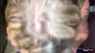 Hot blonde milf fucking with the black dick