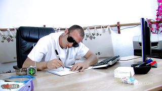 Pretty petite Belgian Arab gets fucked hard by her surgeon in consultation