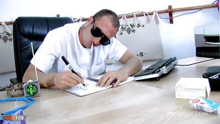 Pretty petite Belgian Arab gets fucked hard by her surgeon in consultation