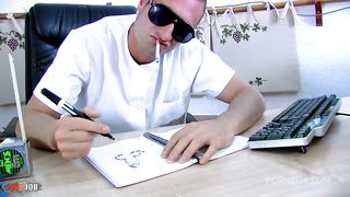 Pretty petite Belgian Arab gets fucked hard by her surgeon in consultation