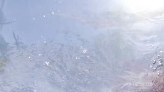 Busty redhead MILF Penny Pax has her pussy eaten by brunette beauty Belle Noire