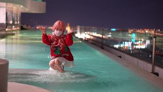 可爱的老婆为了圣诞节准备了超棒的礼物