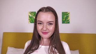 BEAUTIFUL 19YO ANGELICA FUCK ANAL WITH GAPE AND CUM IN MOUTH VG342