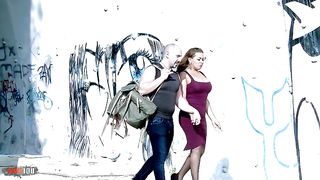 Outdoor bigtits brazilian MILF double penetration