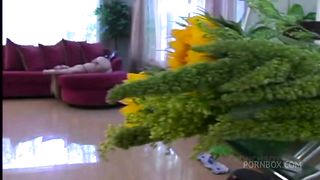 BEST HOT PORN with latina  bitch fucked bareback anal and cum in the mouth Blonde