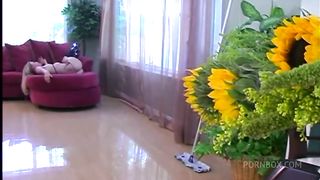 BEST HOT PORN with latina  bitch fucked bareback anal and cum in the mouth Blonde