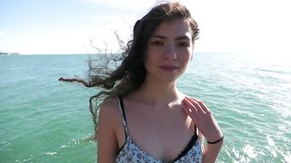 Monster Cock Destroy Small Hairy Ass 18yo Luna with Body Weight of Only 35 kilograms and Cum on Mouth VG113