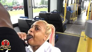 SEXGODPICASSO GETS PUBLIC BUS DICK SUCKING/ HAPPY ENDING